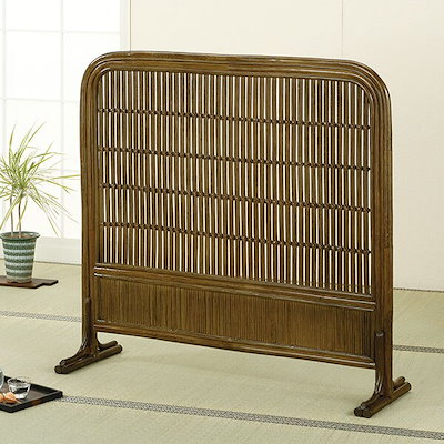 Qoo10] 衝立 間仕切り ラタン 籐家具 幅105 : ベビー・マタニティ