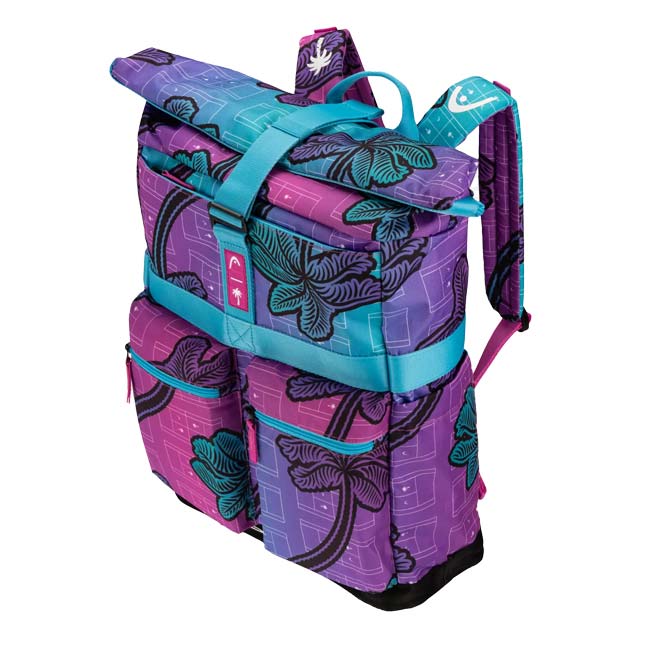 ヘッド(HEAD) 2025 TOUR ツアー バックパック 30L パームツリークルー 261895ブルー×パープル 【ラケット収納可】