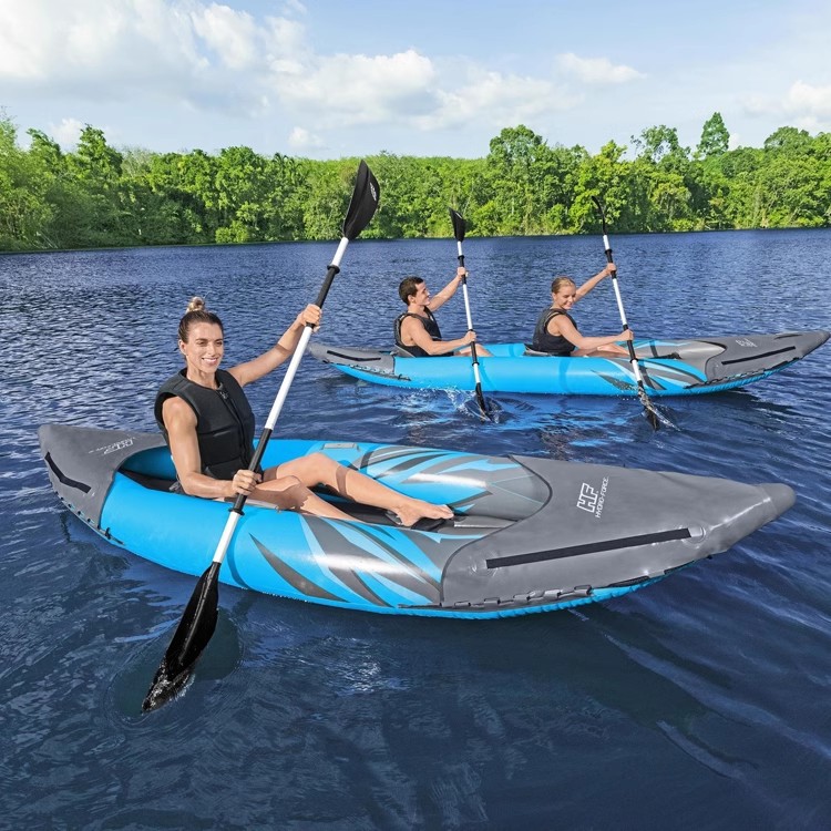 ベストウェイシングルドリフターボートアサルトボート2人用カヌーインフレータブルボートラバーボートパドルエアポンプ