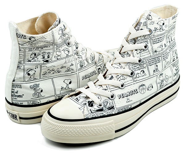 オールスター アール ピーナッツ ＣＰ ハイ (31310731) 1sd795 オフホワイト スヌーピー