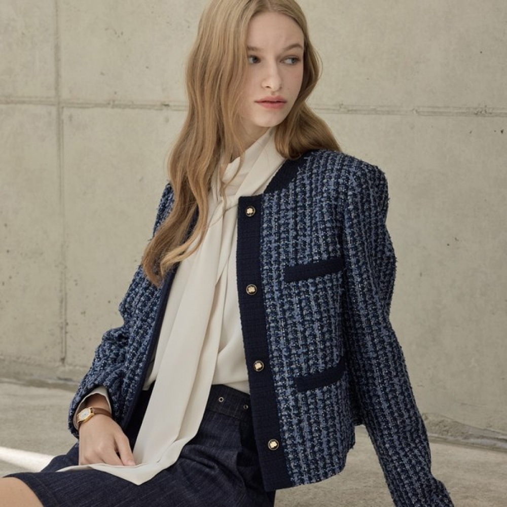 (リアーナニューヨーク) トリムツイードジャケット