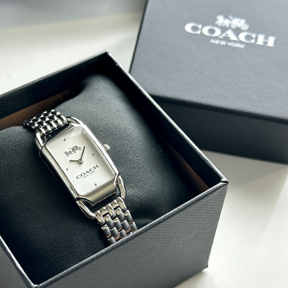 コーチ 腕時計 手表 レディース 可愛い腕時計 ケイディ 長方形 シンプル 大人 女性 ブランド 時計 通勤 通学 女友達 彼女 妻 母 女性 誕生日 結婚祝い 結婚記念日 プレゼント ポイント消化
