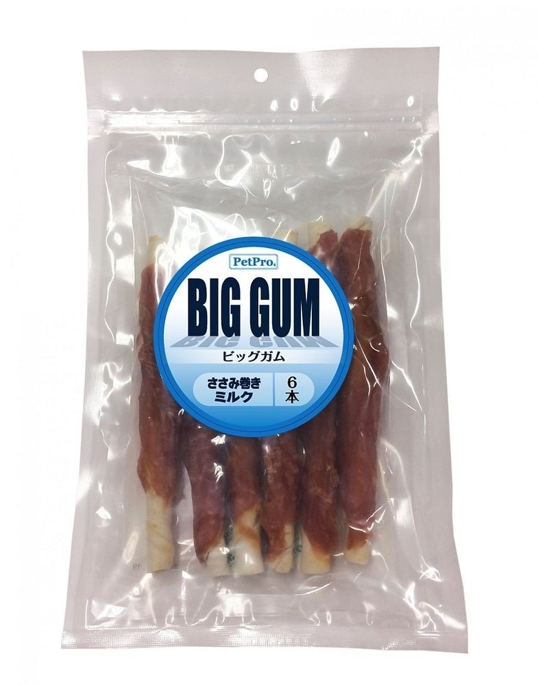 （まとめ買い）おいしいおやつ ささみ巻きミルクガム 6本入 犬用 [x4]