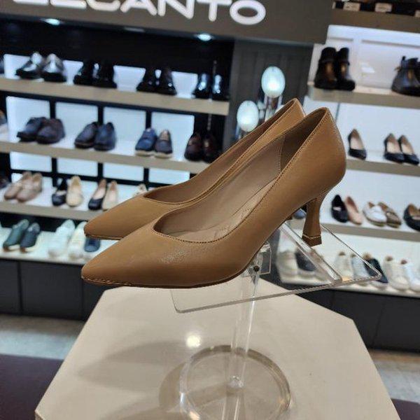 HC10 女性ベージュパンプス靴 7cm LCWD22U51435 (41367729)