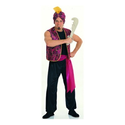 コスプレ 仮装 サルタン 【 コスプレ ハロウィン 仮装 コスチューム セクシー 民族衣装 アラビアン ベリーダンス 余興 パーティーグッズ 大人用 男性用 アラジン メンズ ダンサー 伝統衣装 】