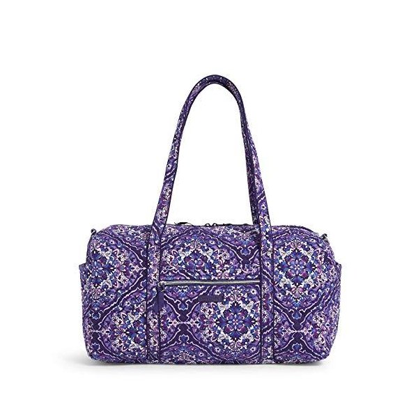Vera Bradley Women s Signature Cotton Medium Travel Duffel Travel Bag, Regal Rosette, One Size 並行輸入品
