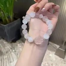 天然クリスタルゴーストガールブレスレット愛と富を引き寄せるオリジナルニッチブレスレットギフトジュエリーアクセサリー