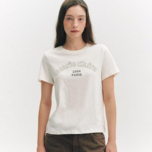 マリー・フロピ半袖Tシャツ(MAFCTS08NIV)