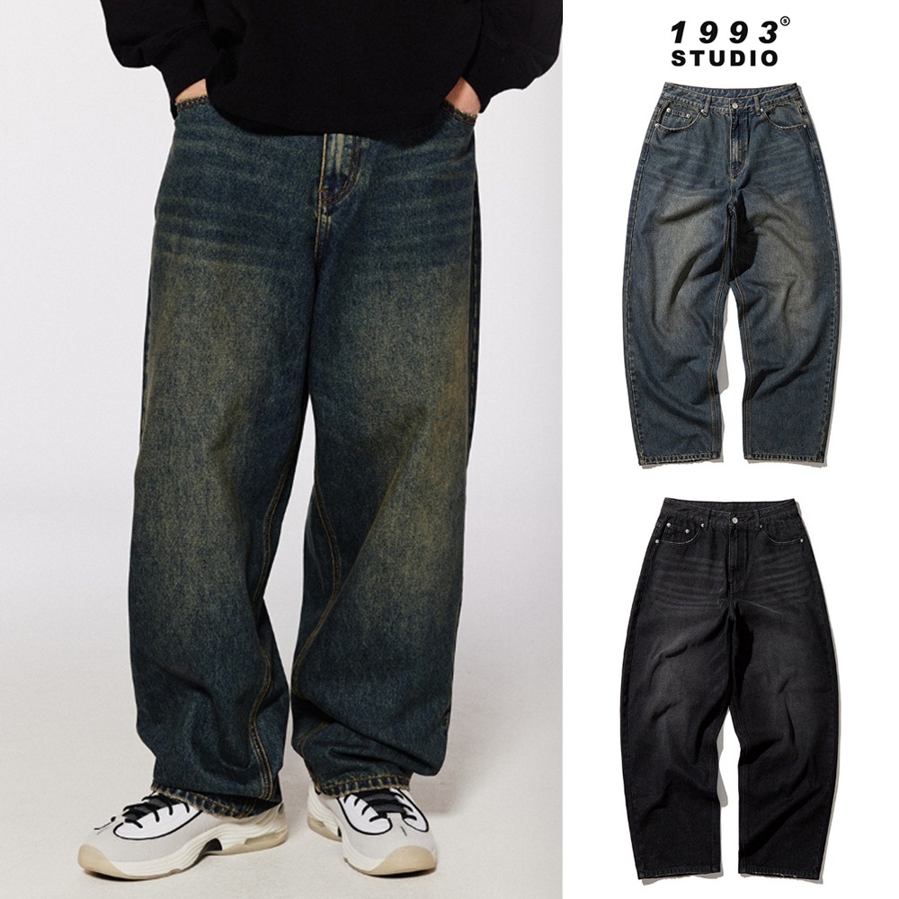 [1993studio] Vintage Wide Balloon Denim Pants