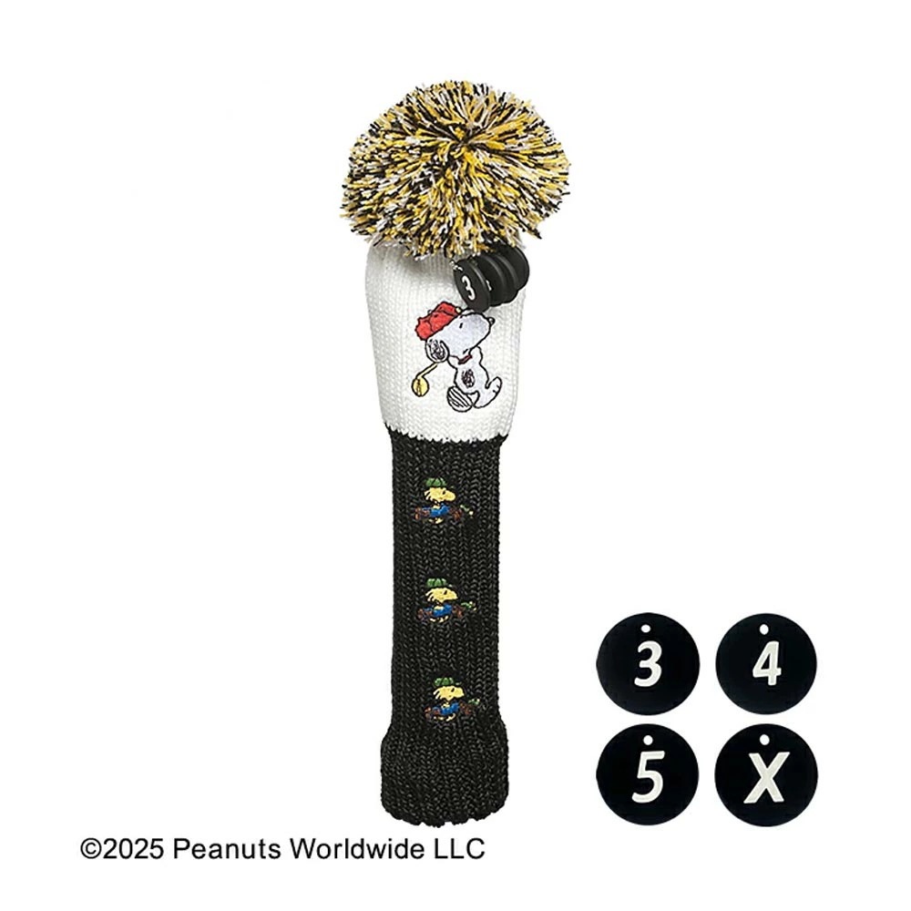 スヌーピー&ウッドストック ニット ヘッドカバー(ユーティリティ用) H-497 2025