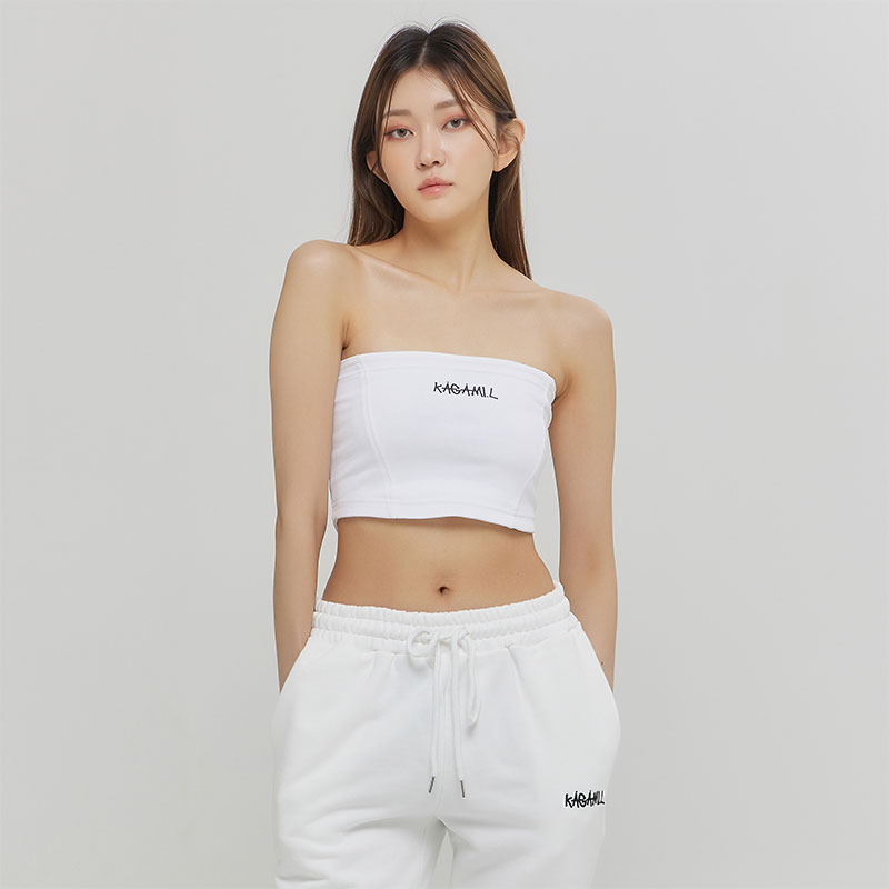 韓国のデザイナーブランド! 2color!CORSET TUBE TOP