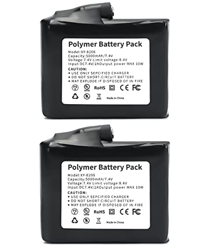 電熱グローブ バッテリー x 2個 7.4V5000MAH 電熱ソックス専門の充電バッテリー