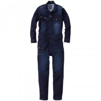 桑和 2082-20 ツナギ 4Lサイズ ミッドインディゴ(557) N.BW 5,739円