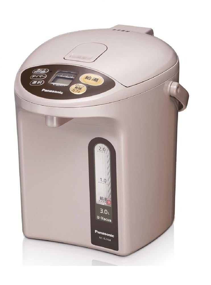 パナソニック 電気ポット 3.0リットル 真空断熱 省エネ保温 お好み温度調節 給湯量(2段階+コーヒー用) ベージュ NC-BJ304-C