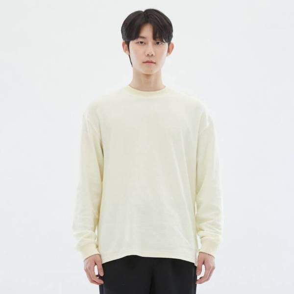 ユニワッフル組織長袖ラウンドTシャツSL3UTCFS022正常