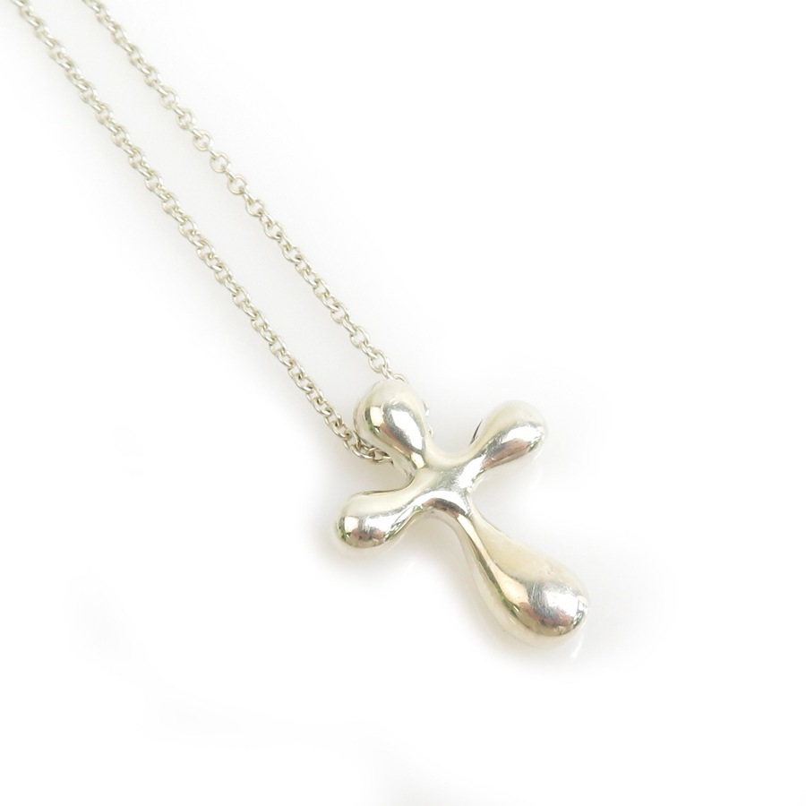 ティファニー TIFFANY&Co. ネックレス クロス シルバー925 シルバー レディース e61576a