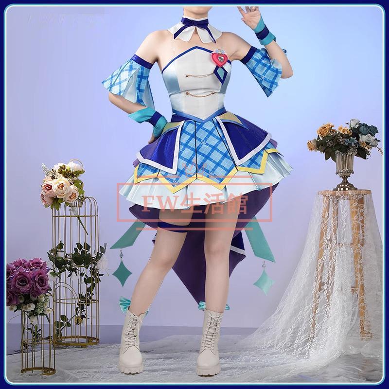キミとアイドルプリキュア 蒼なな あおかぜなな キュアウインク Cure Wink コスプレ 衣装 コスチューム 演出服 アニメ ゲーム ハロウィン 変装