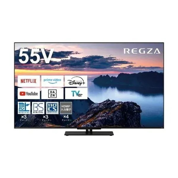 テレビ 55型 55Z670N REGZA Z670N series 55V型 地上・BS・110度CSデジタル 4Kチューナー内蔵 液晶テレビ