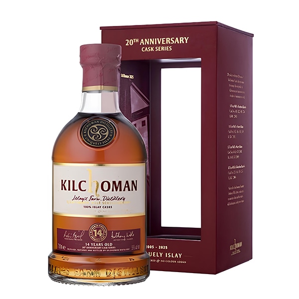 【正規品 箱入】キルホーマン 100％アイラ 14年 シェリーカスク 20周年記念カスクシリーズ アイラ シングル モルト 700ml 55％KILCHOMAN 100%ISLAY AGED1