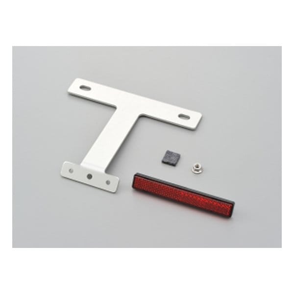 アルミリフレクターキット スリムリフレクター 126cc以上用 ブラック 業務用10個入り D63256