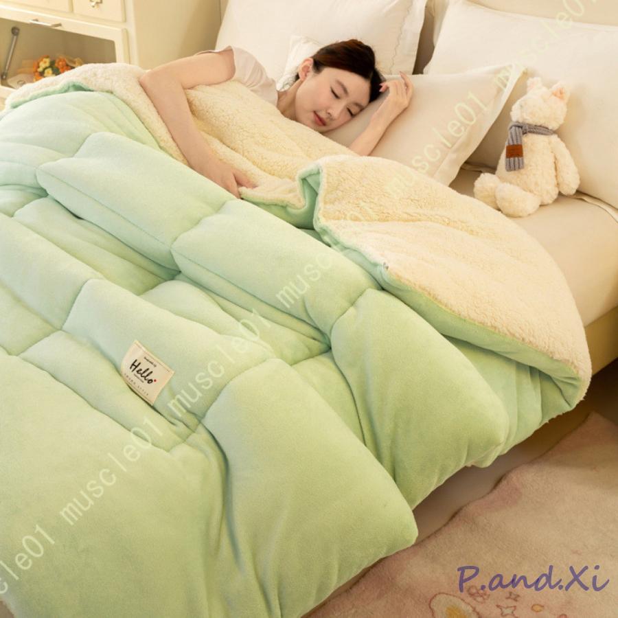 ふわふわ 掛け布団 花柄 冬用 あったか シングル ダブル クイーン やわらかい肌触り フランネル生地 掛け布団 羽毛より暖かい 蓄熱 綿入り 毛布の代わり