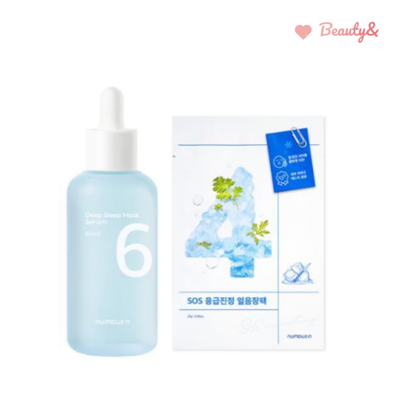 6番 ぐっすり眠る マスクパック セラム 80ml 企画(+4番 SOS 氷場パック)