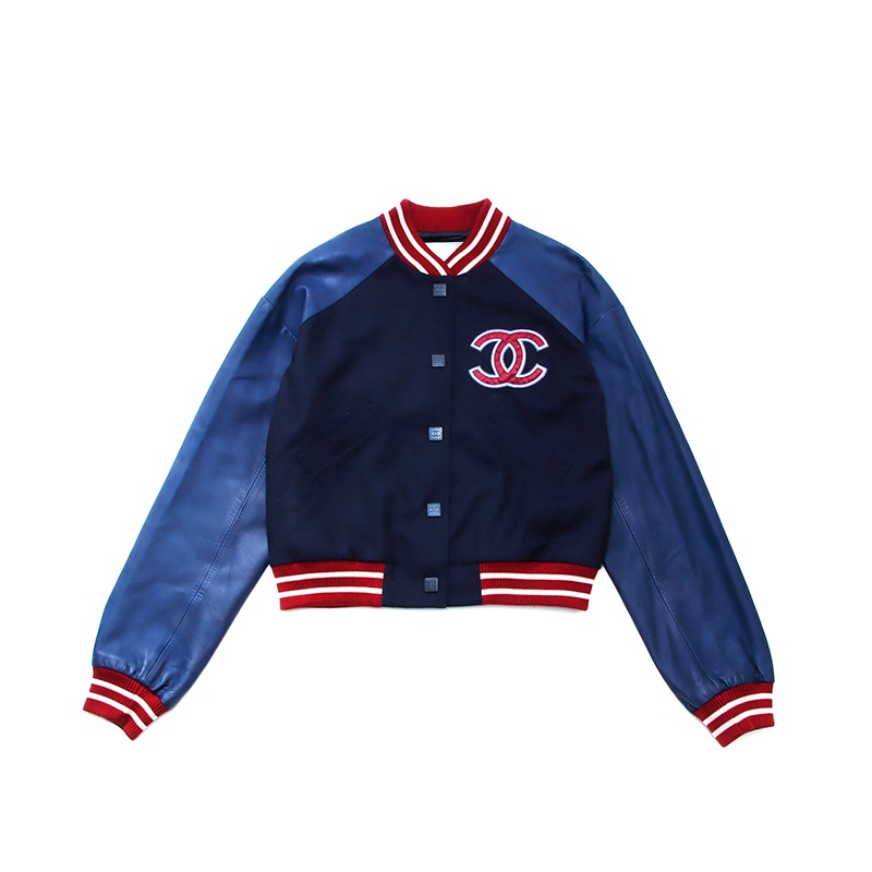 ジャケット ウール ネイビー×レッド WS2161