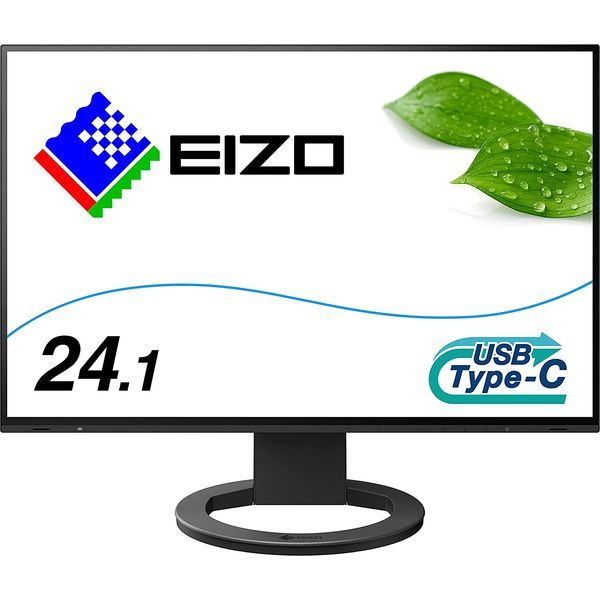EV2485-BK FlexScan [24.1型液晶ディスプレイ (19201200 / HDMIDisplayPortUSB Type-C / ブラック / スピーカー:あり)]