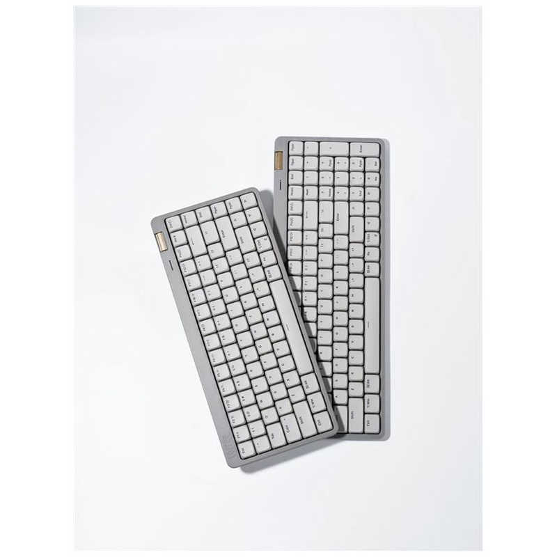 LOFREE　ロープロファイル メカニカル キーボード Lofree Flow Lite 84 [ワイヤレス/有線] ビンテージグレー　oe921g