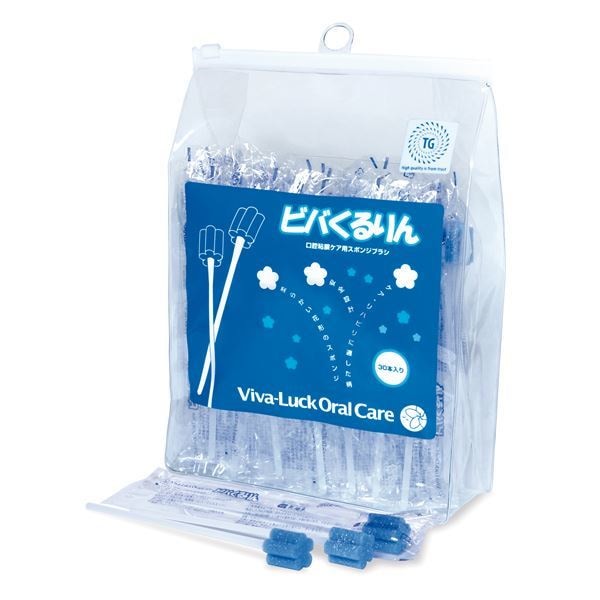 （まとめ）東京技研 口腔ケア ビバくるりん（1）30本入 E546[x5セット]