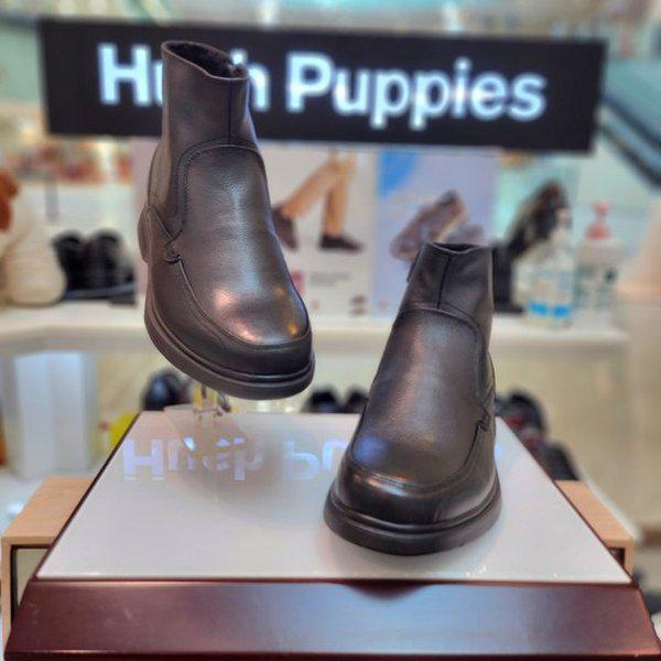 男性の足が楽なコンフォートセミカジュアル防寒ファーブーツ3mq595-006