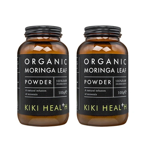 KIKI Health　オーガニックモリンガリーフパウダー100g　2本　キキヘルス　健康維持 海外発送便商品：日時指定不可　送料無料