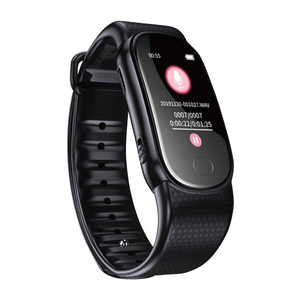 腕時計型ボイスレコーダー 時計 録音機 音楽プレーヤー 歩数計 5,046円