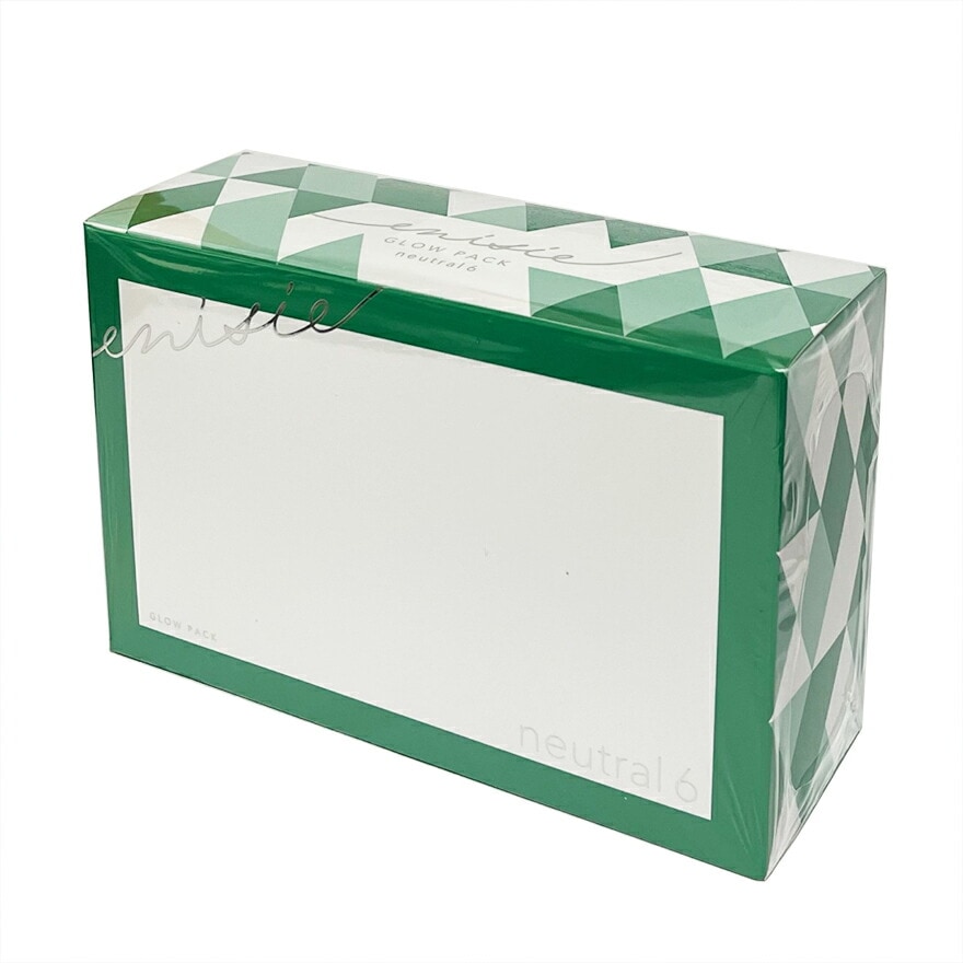 エニシーグリーンのグローパック　正規品　6回分（炭酸ガスパック）　グローパック nertral6 　6回分 エニシーグローパック　ニュートラル 6個入 グリーン ハーブ の香り 炭酸パック フェイス