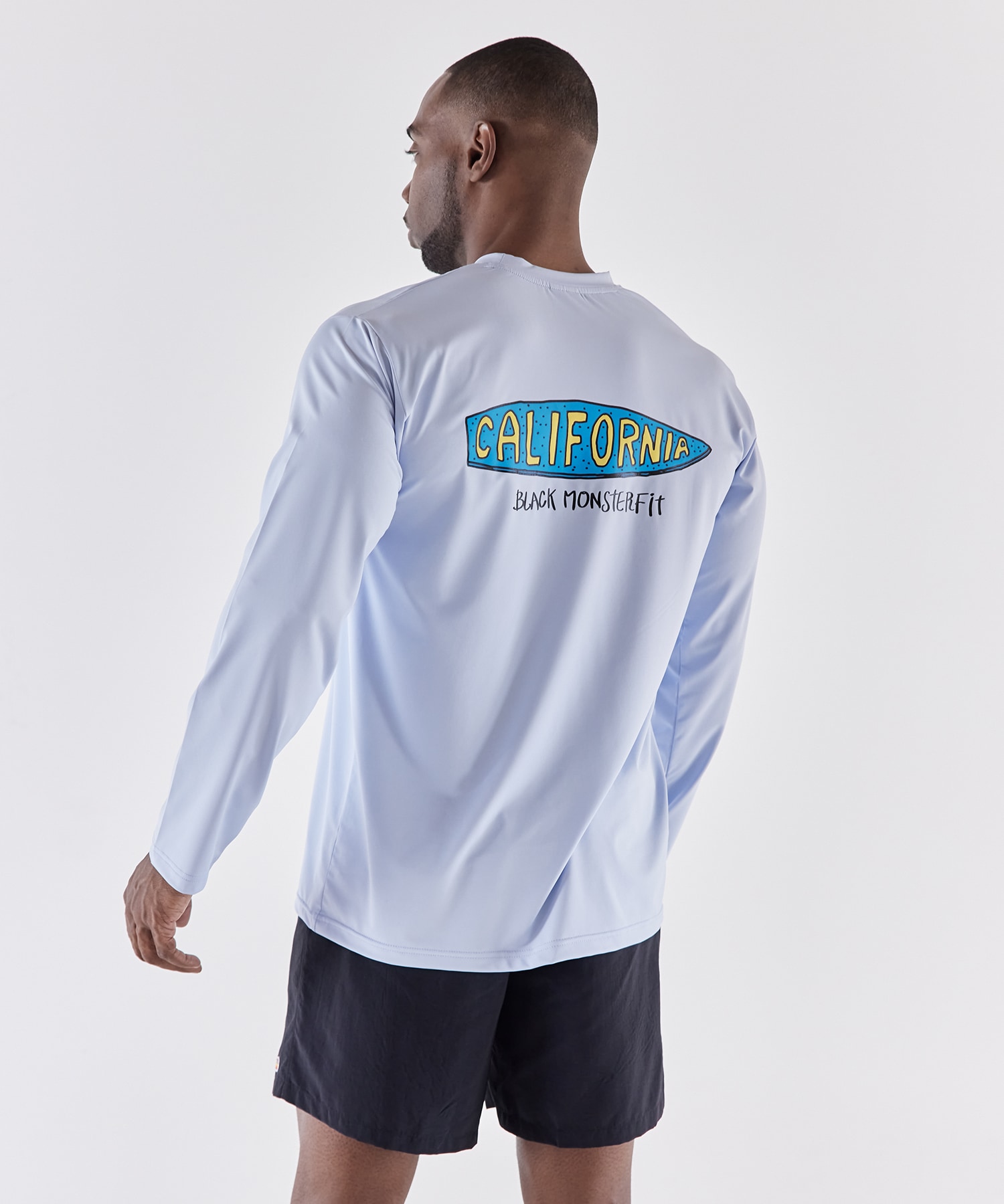 ブラックモンスターフィットカリフォルニアラッシュガードロングスリーブ (3color) /BM230212