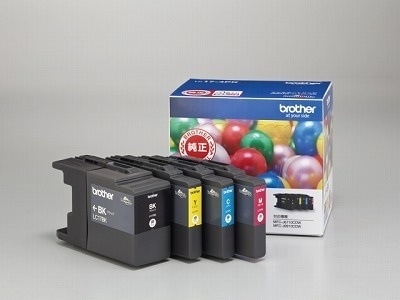 ブラザー 純正品 インクカートリッジ 大容量4色パック LC17-4PK 【送料無料】