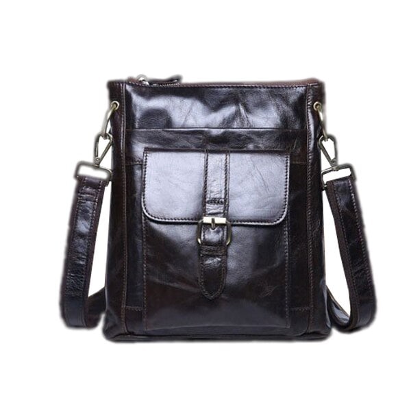 ショルダーバッグ ビジネス 本革 牛革 鞄 斜め掛け 男女兼用 軽量大きめ