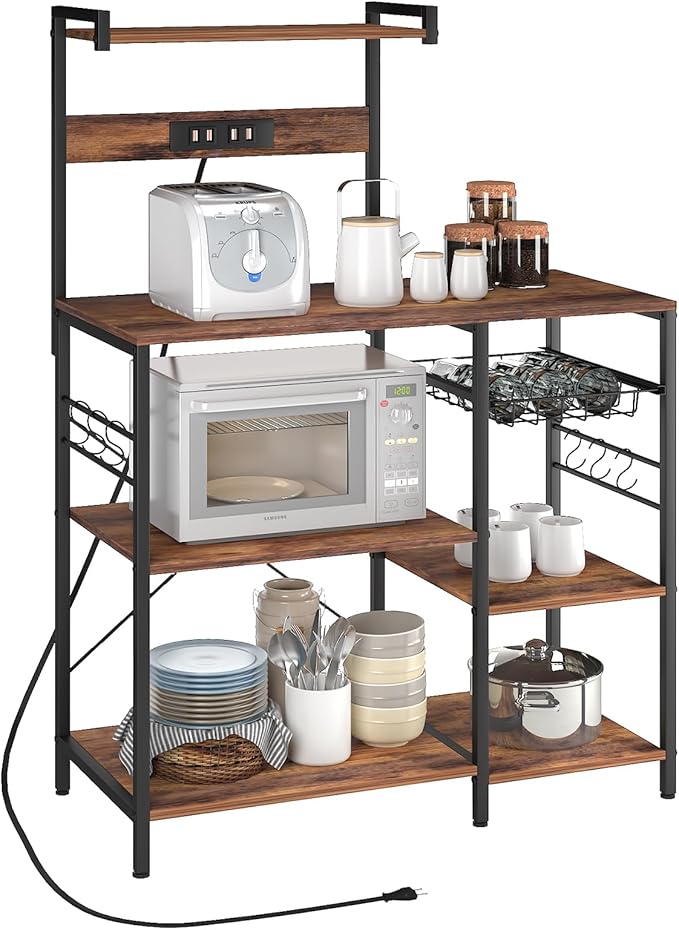 ッチンラック レンジラック レンジ台 食器棚 レンジ台 幅90cm 物置ラック スマートラック レンジワゴン レンジボード レンジラック キッチン収納 幅90×奥行40×高さ132cm 8,447円