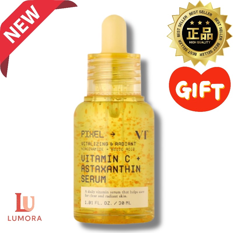 [最強ビタミンC美容液]ビタミンCアスタキサンチンセラム, 30ml / 高濃度 美白 跡ケア 抗酸化 ツヤ肌 韓国コスメ スキンケア 30代からの美白ケア 韓国コスメ透明感 リードルショット併用おす