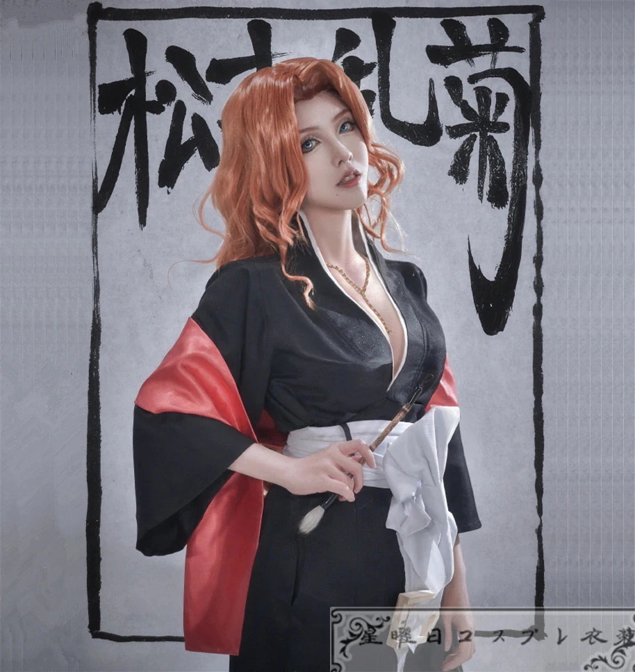 新品BLEACH 死神 松本乱菊 コスプレ衣装 コスチューム品質良い 店舗お勧め