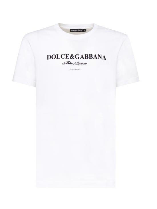 DOLCE & GABBANA Men T-Shirts G8RN8T G7O9YW0800 White