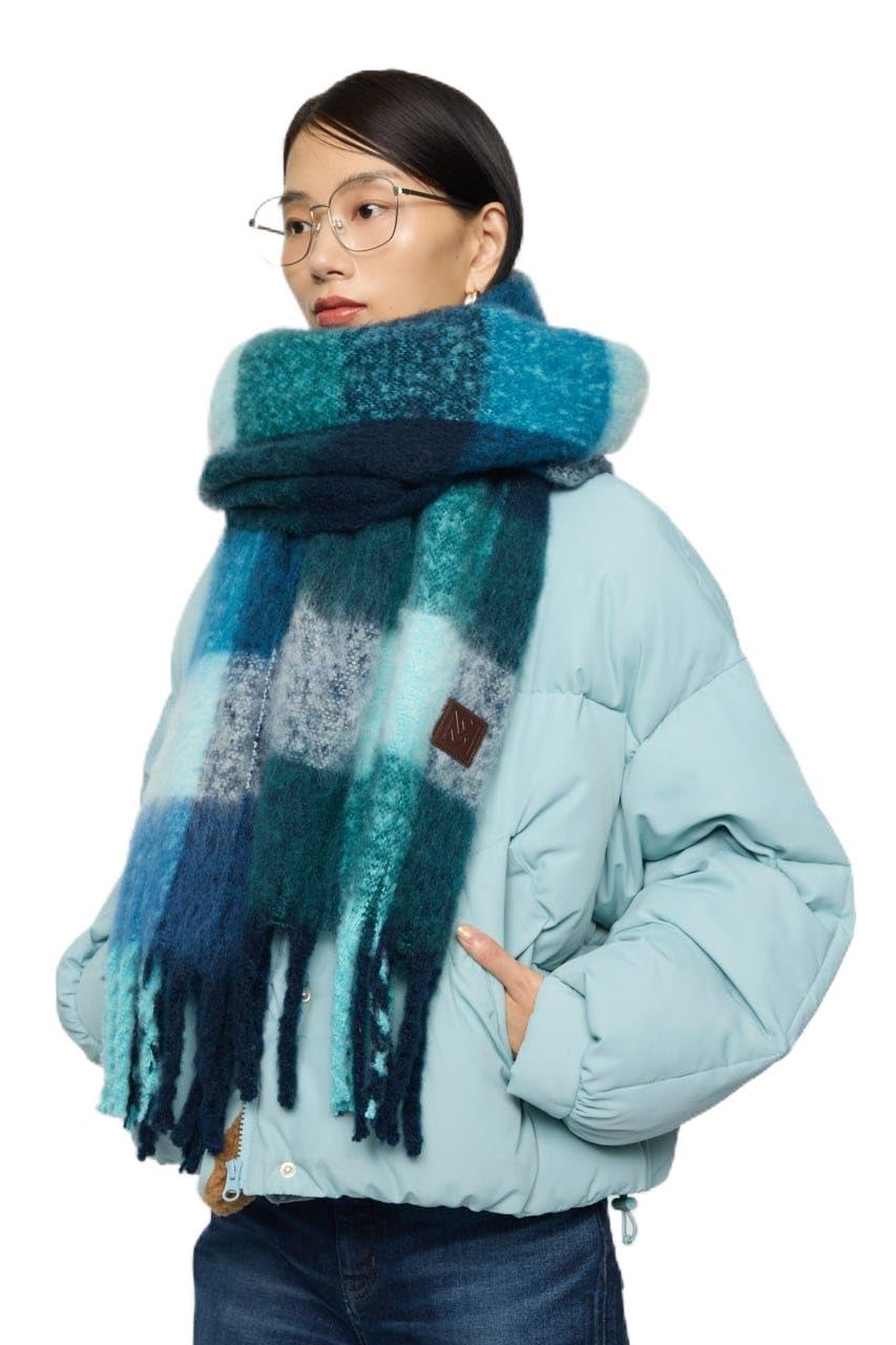 [マウジー] FLUFFY KNIT スカーフ 010IA156-7071 レディース