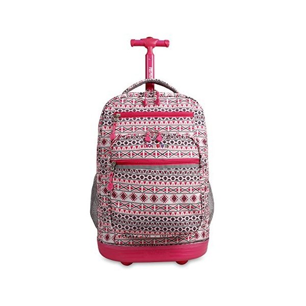 J World New York Sundance Laptop Rolling Backpack， Skandi Pink， One Size 並行輸入品