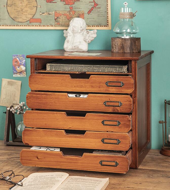 【目玉商品～超人気】引き出し 卓上収納ケース 収納ボックス 木製 横 小物 4段 2段 3段 ホワイト 透明 滑り止め 大容量 文房具収納 書類ケース 化粧品 事務用品 文書 組み合わせても 頑丈 シ