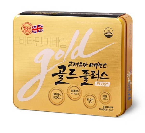 ゴールドプラスビタミン180錠 / 韓国人気プレミアムビタミン / 高含量ビタミン / ミネラル / 疲労回復