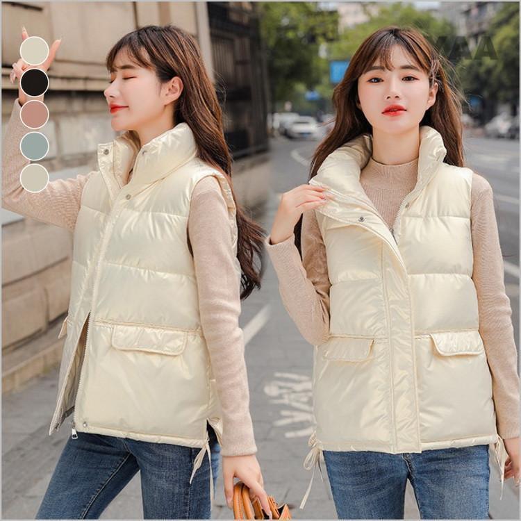 【急速出荷 2025年新作】中綿ベスト 中綿ダウン レディース ベスト キルティング ベスト アウター 暖かい 防寒着 防風 厚手 春 春
