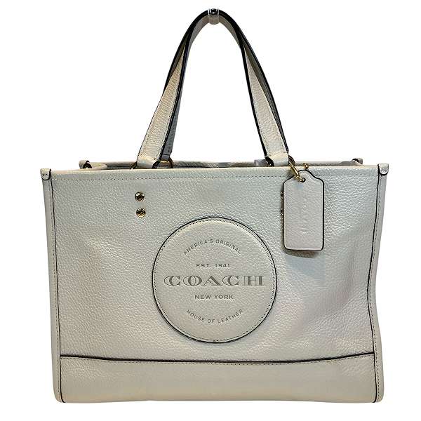 コーチ デンプシー キャリーオール ウィズ パッチ C2004 ショルダーバッグ 【中古】