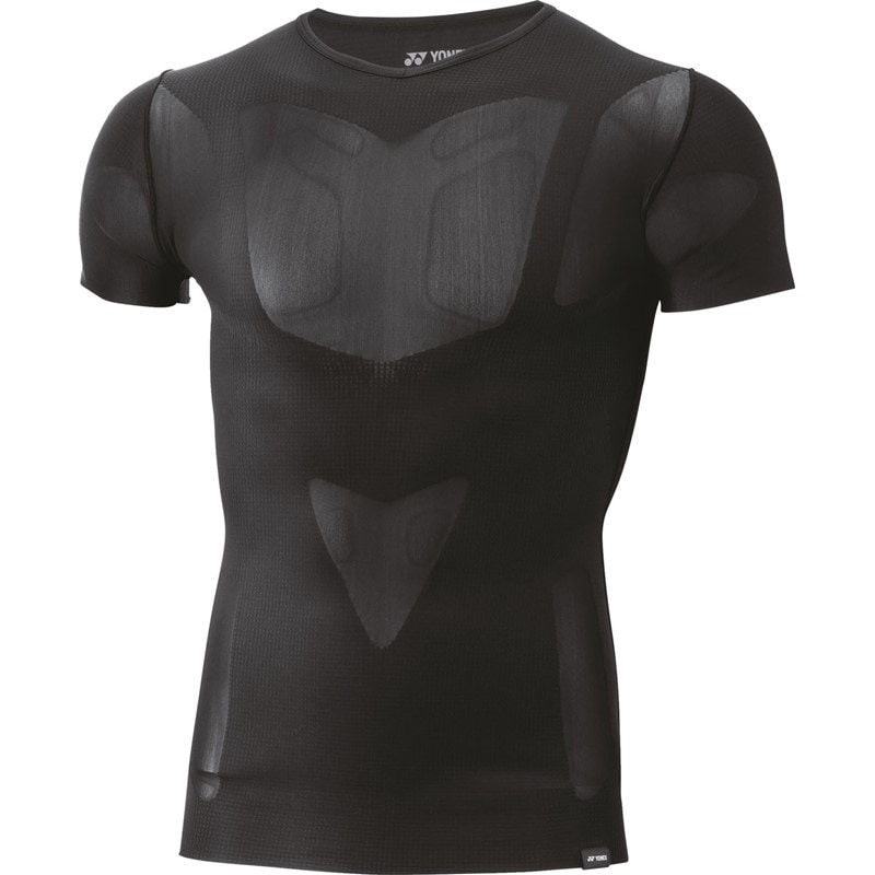 ユニVネックハンソデシャツ ボディケアストレッチシャツ (stba1022-007)