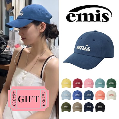 【EMIS】アップリケボールキャップ Qoo10] EMIS 【GIFT付】APPLIQUE BALL