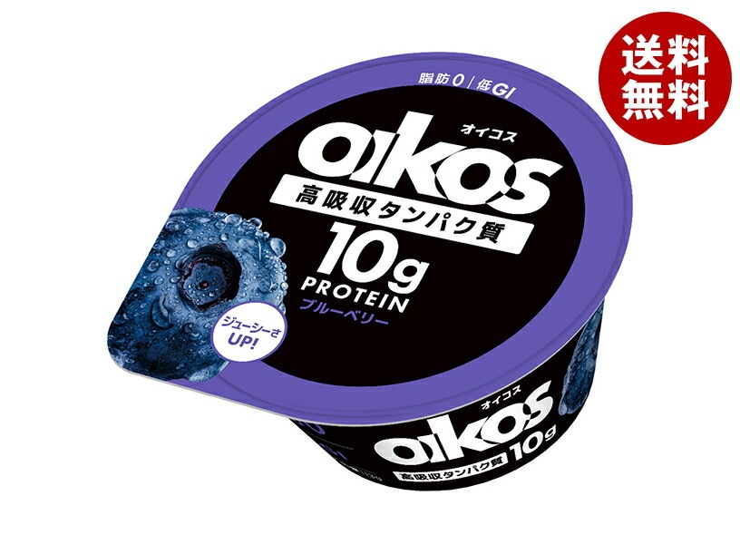 【チルド商品】ダノンジャパン ダノンオイコスヨーグルト 高吸収タンパク質 ブルーベリー 113g×12個入×(2ケース) メーカー 問屋直送